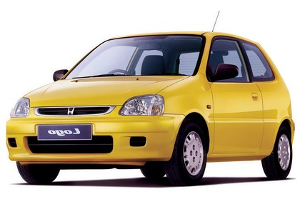 Ворсовые коврики на Honda Logo 1996 - 2001 в Грозном