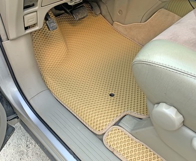 Ворсовые коврики на Toyota Previa (XR30, XR40) 2000 - 2007 в Грозном