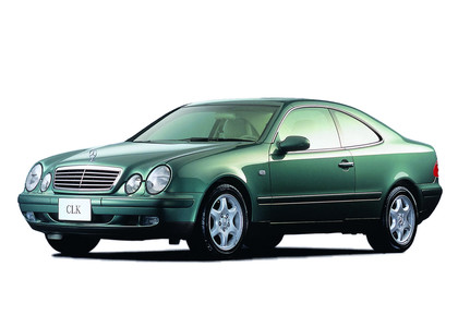Ворсовые коврики на Mercedes CLK (C208) 1996 - 2003 в Грозном