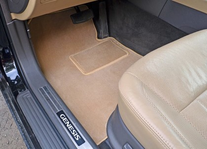 Ворсовые коврики на Hyundai Genesis I 2008 - 2014 в Грозном