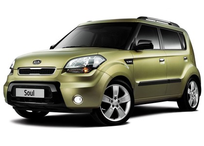 Ворсовые коврики на KIA Soul I 2009 - 2013 в Грозном