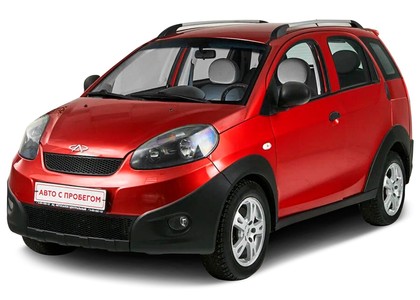 Ворсовые коврики на Chery IndiS 2011 - 2016 в Грозном