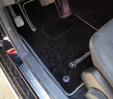 Ворсовые коврики на Mercedes GLK (X204) 2008 - 2015 в Грозном