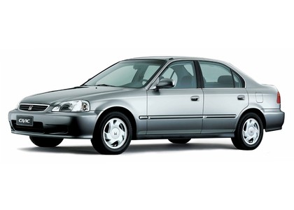 Ворсовые коврики на Honda Civic VI 4d 1995 - 2002 в Грозном