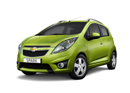 Ворсовые коврики на Chevrolet Spark III 2009 - 2023 в Грозном