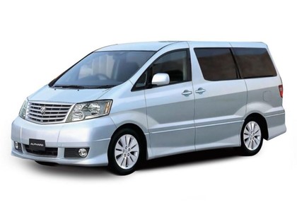 Ворсовые коврики на Toyota Alphard (H10) 2002 - 2008 в Грозном