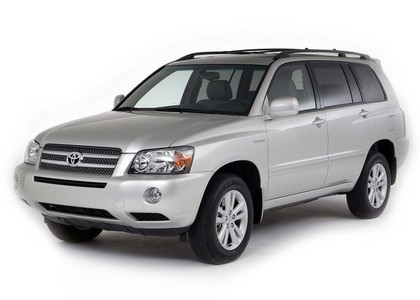 Ворсовые коврики на Toyota Highlander I 2001 - 2007 в Грозном