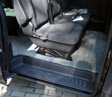 Ворсовые коврики на Mercedes V-класс (W447) 2014 - 2025 в Грозном