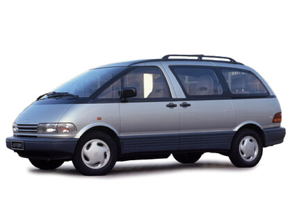 Ворсовые коврики на Toyota Previa (XR10, XR20) 1990 - 2000 в Грозном