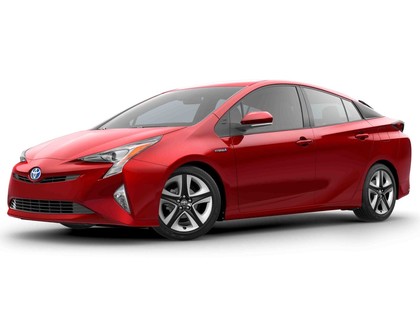 Ворсовые коврики на Toyota Prius (50) 2015 - 2023 в Грозном