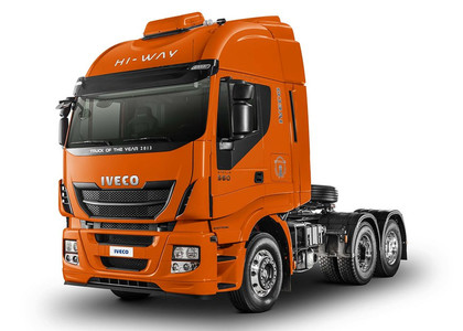 Ворсовые коврики на Iveco Stralis (Hi-Way) 2016 - 2025 в Грозном