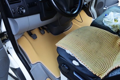 Ворсовые коврики на Volkswagen Crafter I 2006 - 2017 в Грозном