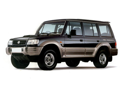 Ворсовые коврики на Hyundai Galloper II 1997 - 2003 в Грозном