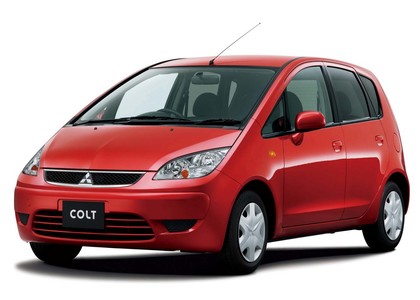 Ворсовые коврики на Mitsubishi Colt VI 2002 - 2012 в Грозном