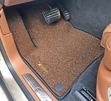 Ворсовые коврики на Porsche Cayenne II 2010 - 2018 в Грозном