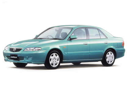 Ворсовые коврики на Mazda Capella VII 1997 - 2002 в Грозном