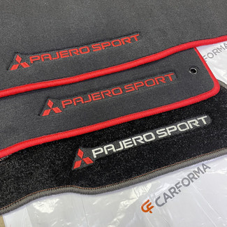 Ворсовые коврики на Mitsubishi Montero Sport II 2008 - 2016 в Грозном