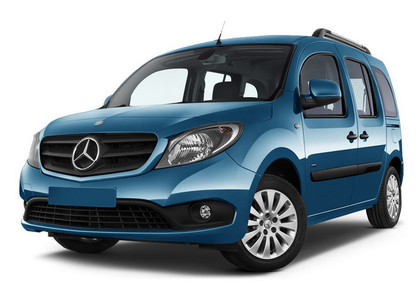 Ворсовые коврики на Mercedes Citan (W415) 2012 - 2020 в Грозном