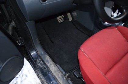 Ворсовые коврики на Mitsubishi Colt VI 2002 - 2012 в Грозном