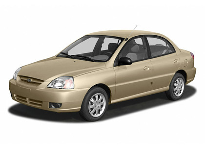 Ворсовые коврики на KIA Rio I 2000 - 2005 в Грозном