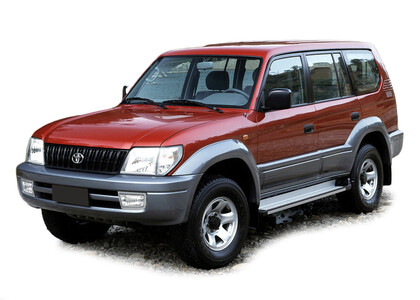 Ворсовые коврики на Toyota Land Cruiser Prado 95 1996 - 2002 в Грозном