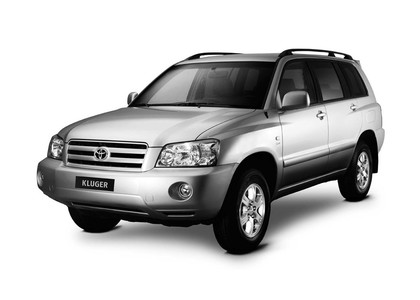 Ворсовые коврики на Toyota Kluger V 2000 - 2007 в Грозном