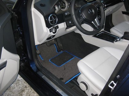 Ворсовые коврики на Mercedes GLK (X204) 2008 - 2015 в Грозном