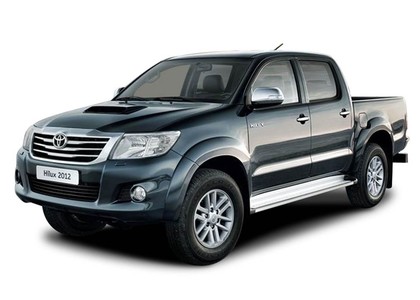 Ворсовые коврики на Toyota Hilux VII 2008 - 2015 в Грозном